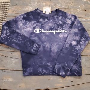 Champion Tie Dye pull over sweater